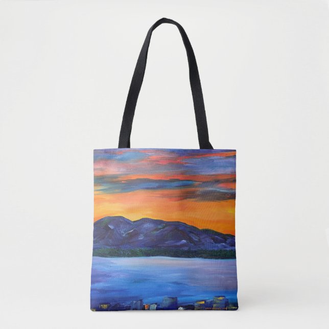 Sleeping Lady & Fireweed Tote Bag (Front)