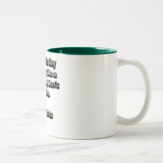 Sleeping like a baby? Two-Tone coffee mug