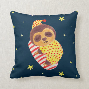 Sleeping Like a Sloth Cushion