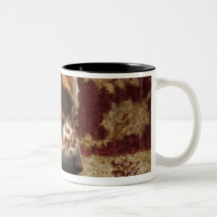 Sleeping Llewelyn setter Two-Tone Coffee Mug