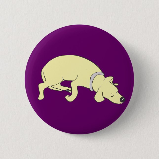 Sleeping Luna button (Front)