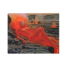 “Sleeping Magma” – Volcanic Woman Portrait