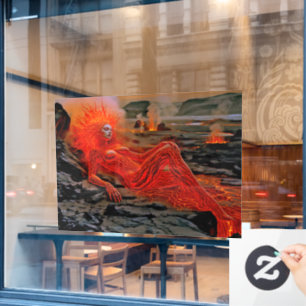 “Sleeping Magma” – Volcanic Woman Portrait