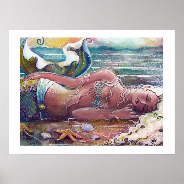 Sleeping Mermaid poster (Front)