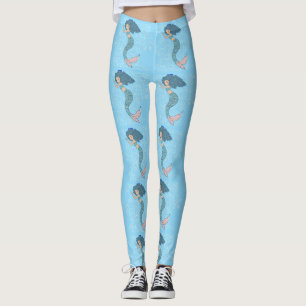 Sleeping Mermaid Thunder_Cove Leggings