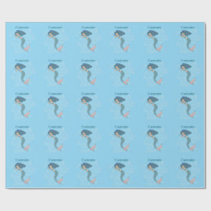 Sleeping Mermaid Thunder_Cove Wrapping Paper