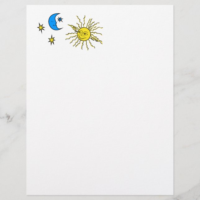 Sleeping moon and smiling sun (Front)