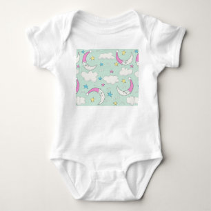 Sleeping Moon Baby Bodysuit