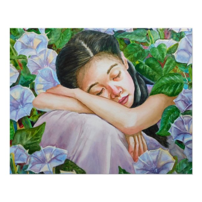 Sleeping Moonflower Poster (Front)