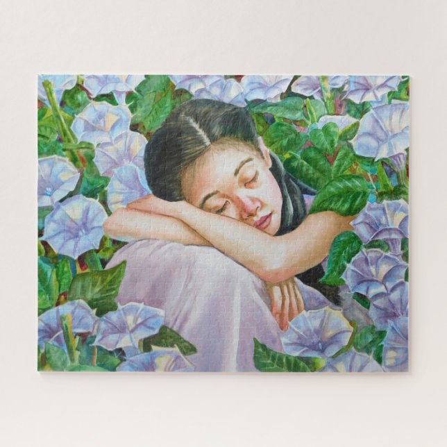 Sleeping Moonflower Puzzle (Horizontal)