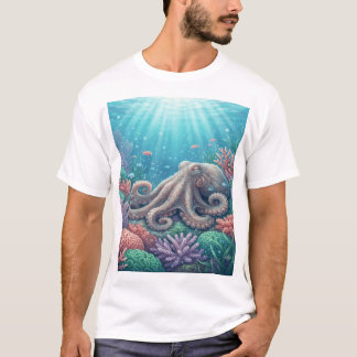 Sleeping Octopus Garden T-Shirt