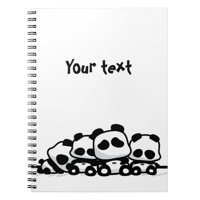 Sleeping Pandas Notebook (Front)