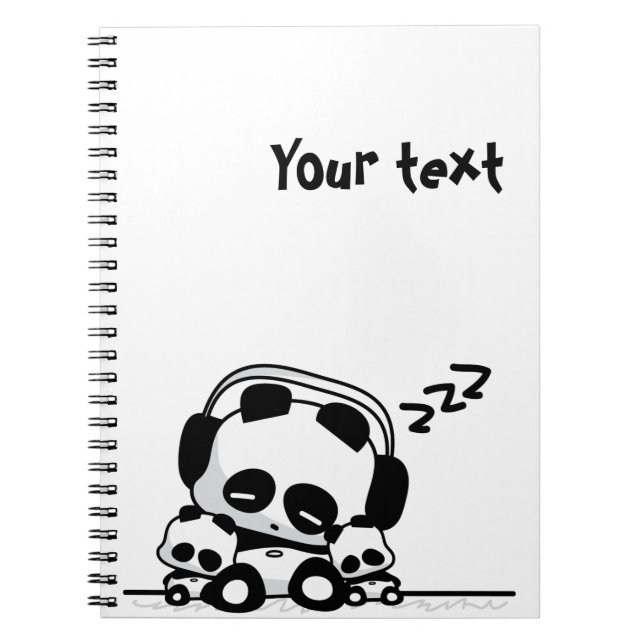 Sleeping Pandas Notebook (Front)