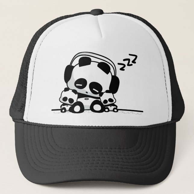 Sleeping Pandas Trucker Hat (Front)