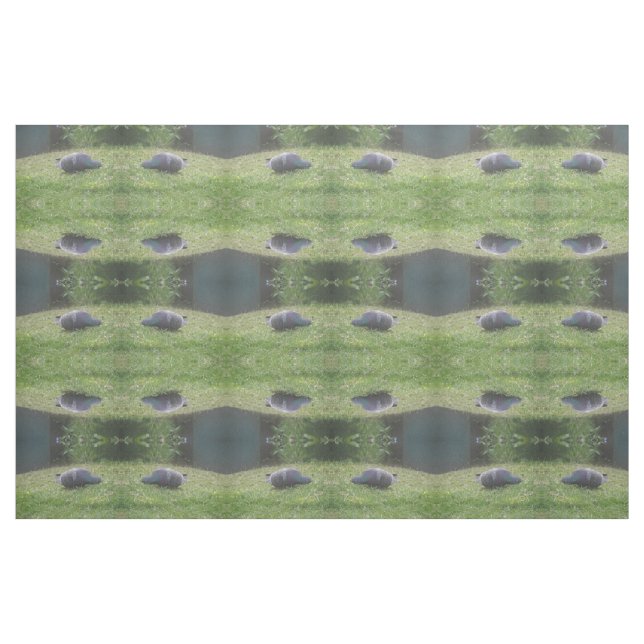 Sleeping Pigeon Patterned Animal Craft Fabric (Fat Quarter)