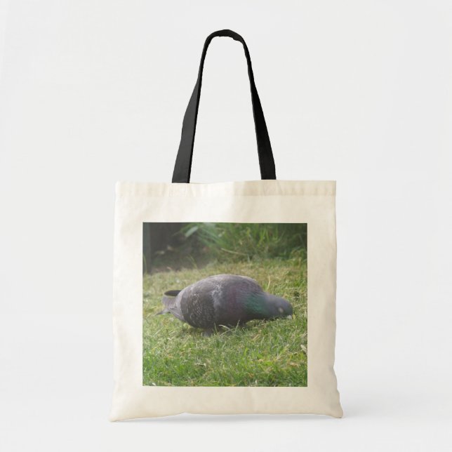 Sleeping Pigeon Tote Bag (Front)