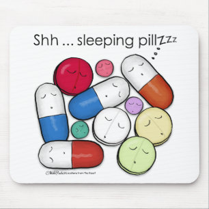 Sleeping Pills-Medication Mouse Pad