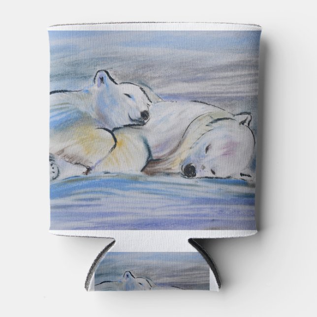 Sleeping Polar Bears Can Cooler (Front)