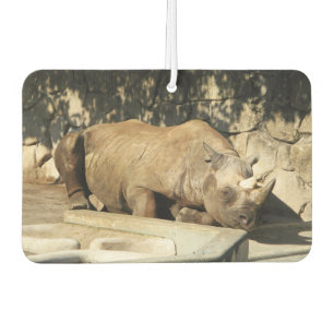 Sleeping Rhino Car Air Freshener