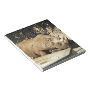 Sleeping Rhino Notepad