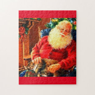 Sleeping Santa Claus  Jigsaw Puzzle