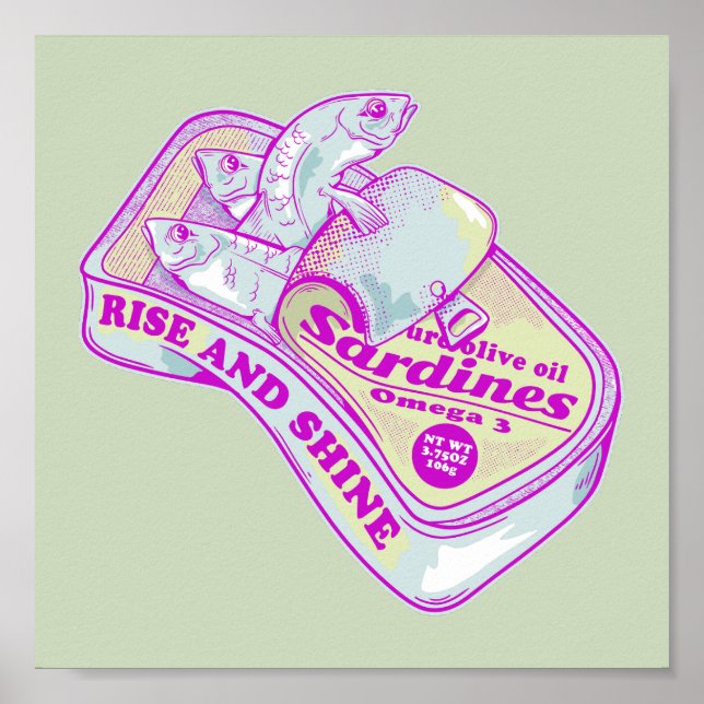 SLEEPING SARDINES rISE AND SHINE Poster (Front)