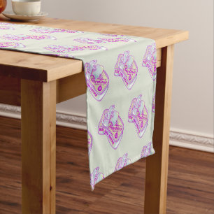 SLEEPING SARDINES rISE AND SHINE Short Table Runner