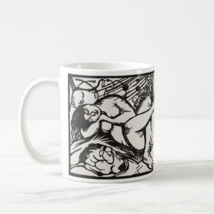 Sleeping Shepherdess Franz Marc Famous Woodcut Coffee Mug