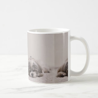 Sleeping Shih tzu Mug, Sleeping Dog Coffee Mug