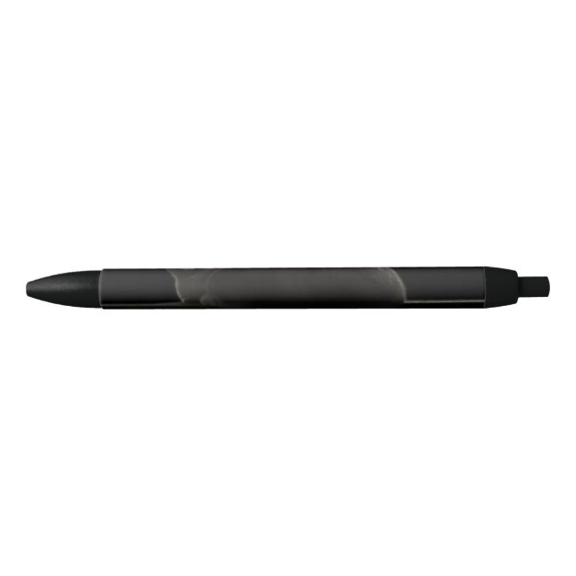 Sleeping Silhouette Cat Black Ink Pen (Front)