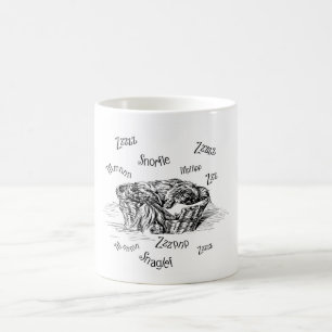 Sleeping Snoring Pekingese Doggie Coffee Mug