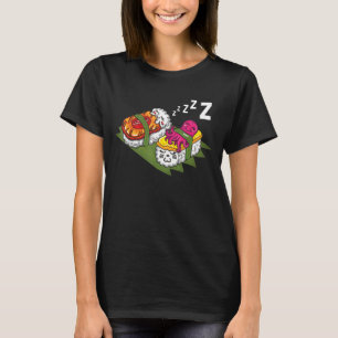 Sleeping Sushi  Japan Japanese Food  Cuisine Chef T-Shirt