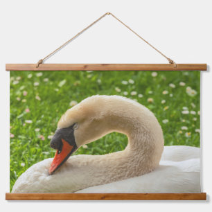 Sleeping Swan Hanging Tapestry