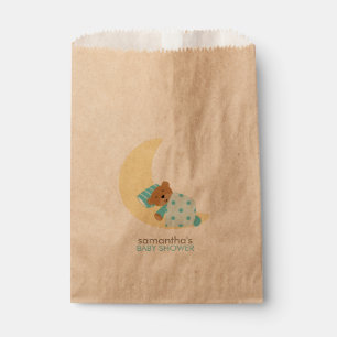 Sleeping Teddy Bear Baby Shower Favour Bag