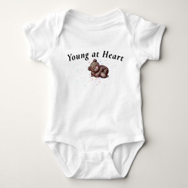 Sleeping Teddy Bear Bodysuit (Front)