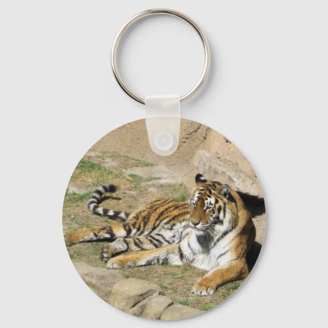 Sleeping Tiger Key Ring (Front)