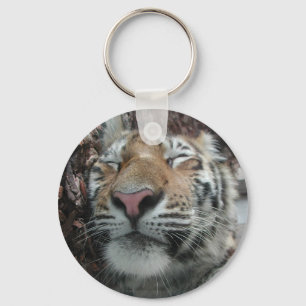 Sleeping Tiger Key Ring