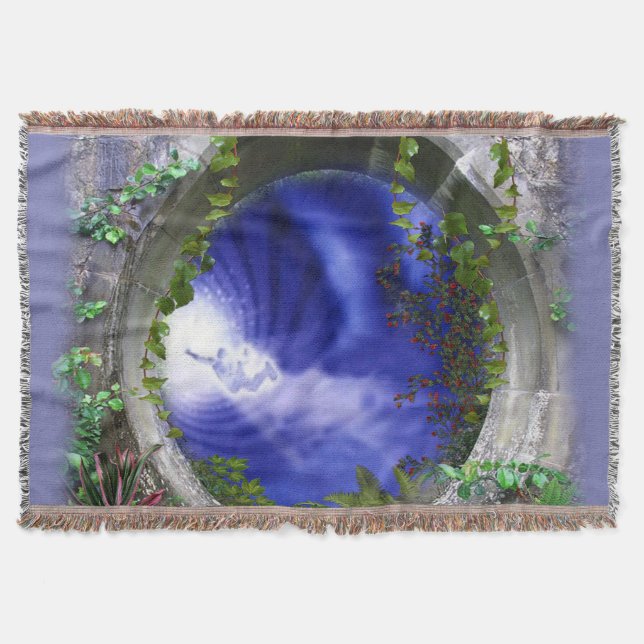 Sleeping Time Throw Blanket (Front)