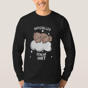 Sleeping Toy Poodle Pyjamas T-Shirt