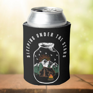 Sleeping Under The Stars Outdoor Camping Can Cooler