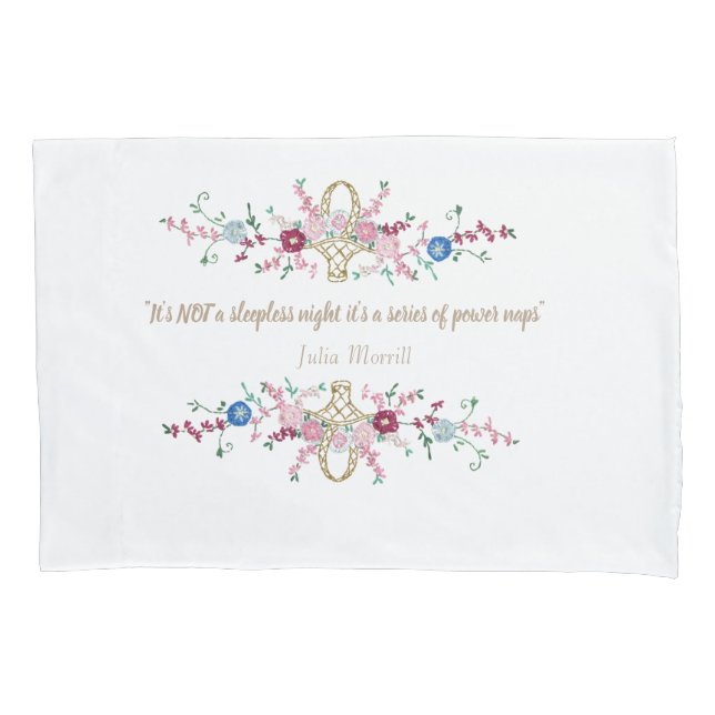 Sleepless but powerful pillowcase (Front)