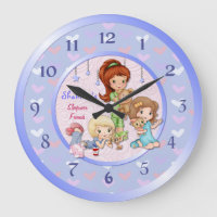 Sleepover Friends Slumber Clock - Customise
