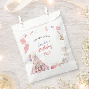 Sleepover Pajama Birthday Party Favour Bag
