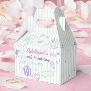 Sleepover Slumber Party Cute Girl Birthday  Favour Box