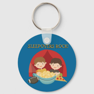Sleepovers Rock Key Ring