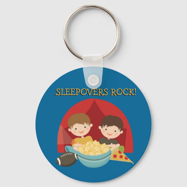 Sleepovers Rock Key Ring (Front)