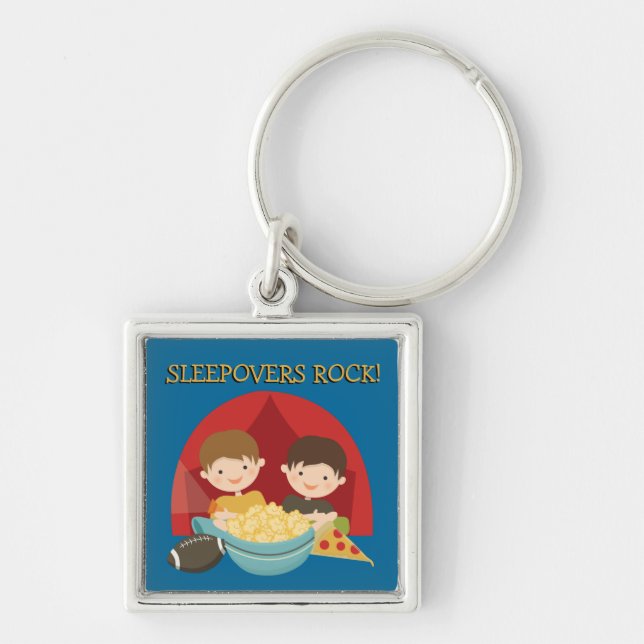 Sleepovers Rock Key Ring (Front)