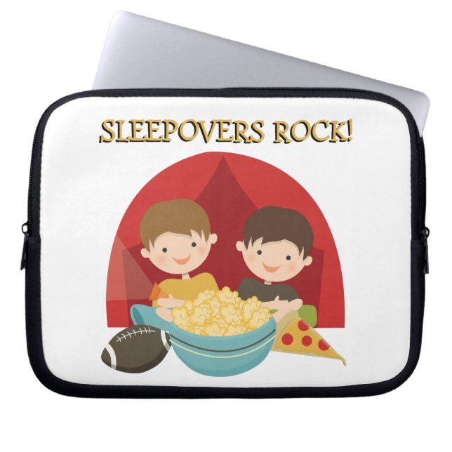 Sleepovers Rock Laptop Sleeve (Front)
