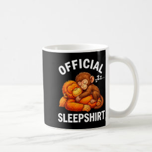 Sleepshirt animal cute punch monkey plush hugging  coffee mug