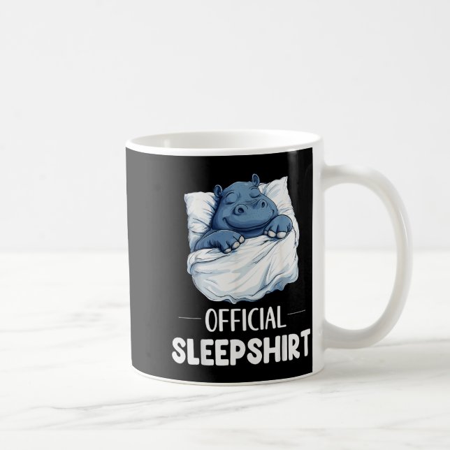 Sleepshirt Cute Sleeng Hip Animal Lovers Pajama  Coffee Mug (Right)